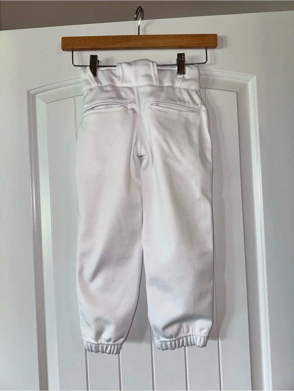 Champro Sports Youth White Baseball Pants Elastic Cuff Size Small